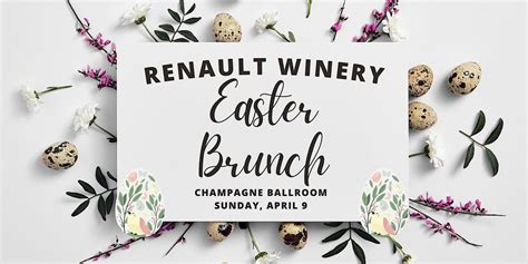 Renault winery brunch  Save this event: The Tour & Taste of Renault